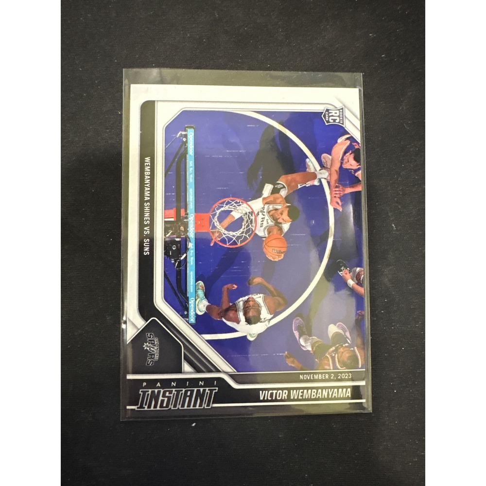 Victor Wembanyama 2023 Panini Instant Rookie Basketball Card‎ San Antonio Spurs
